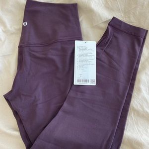 NWT LE LULULEMON ALIGN PANT 25” PLUM SHADOW